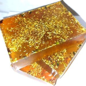 Hand crafted honey herbal chamomile soap bar